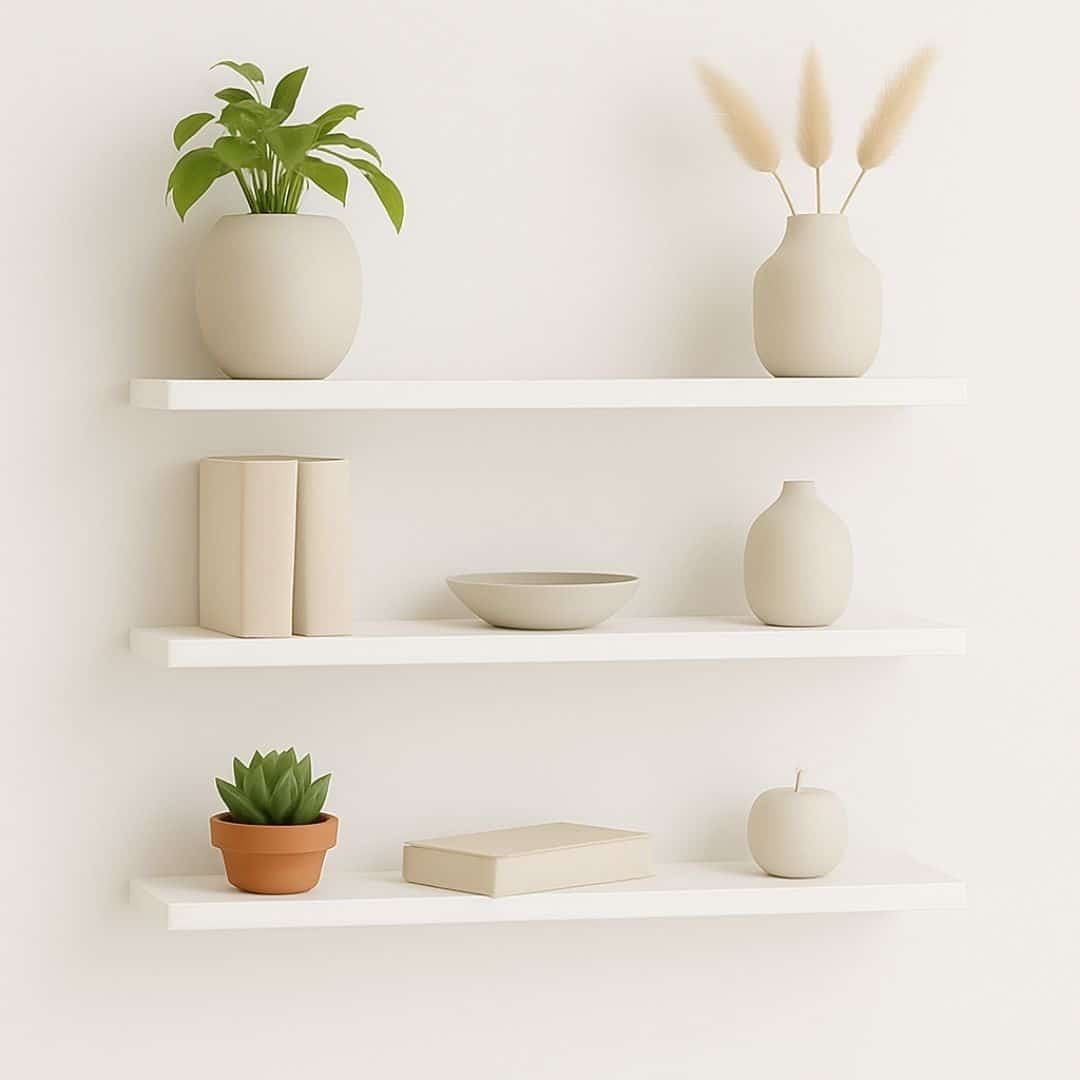 Set x 3 Repisas flotantes de 50x14 cm