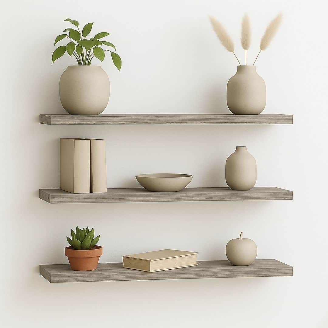 Set x 3 Repisas flotantes de 50x14 cm
