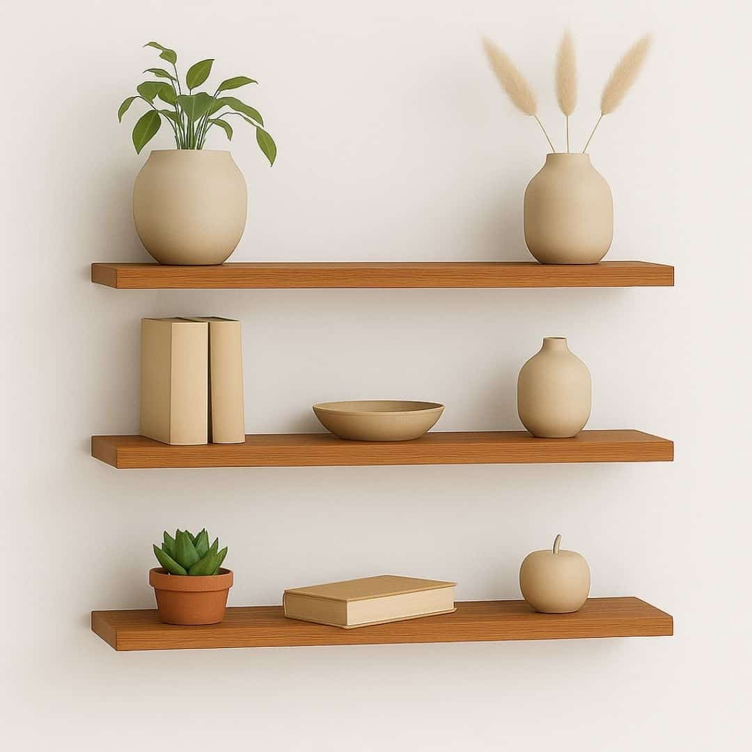 Set x 3 Repisas flotantes de 50x14 cm