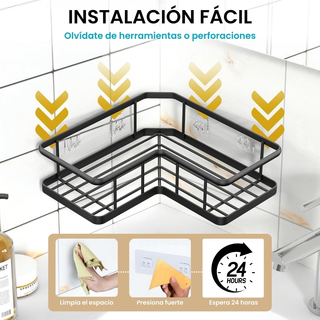Set x 5 organizadores de acero inoxidable