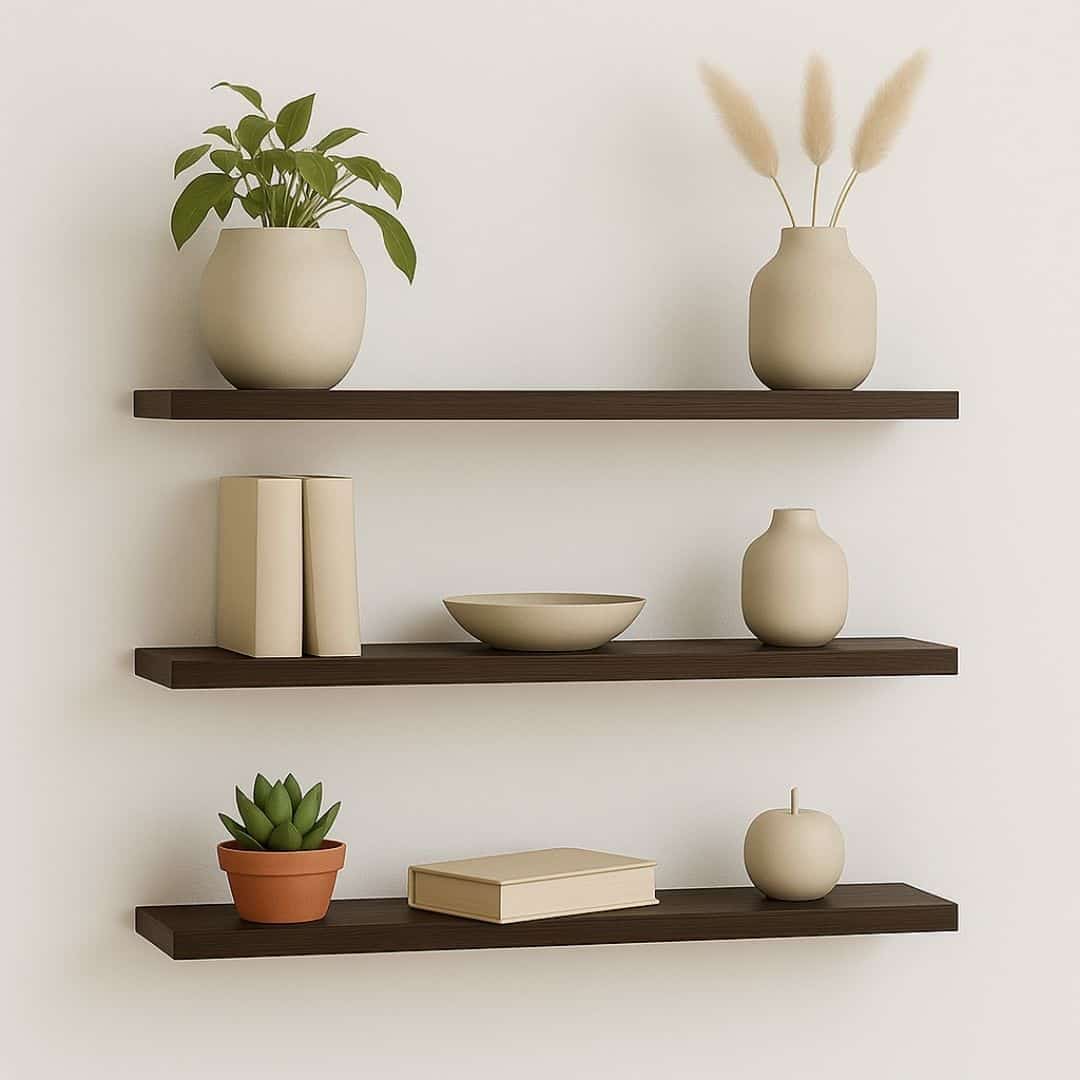 Set x 3 repisas flotantes 50x14 cm
