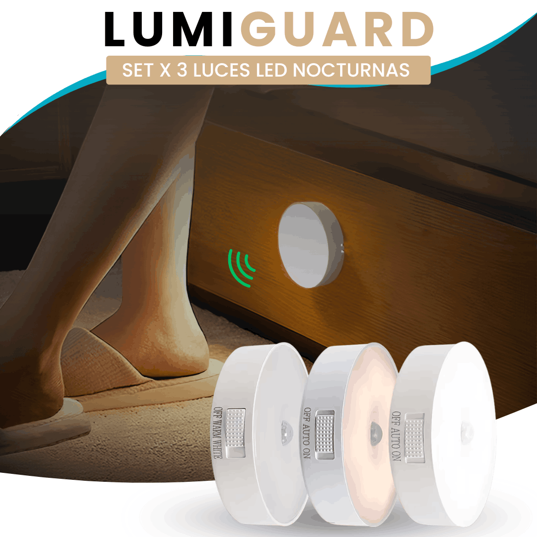 Set x 3 luces led nocturnas